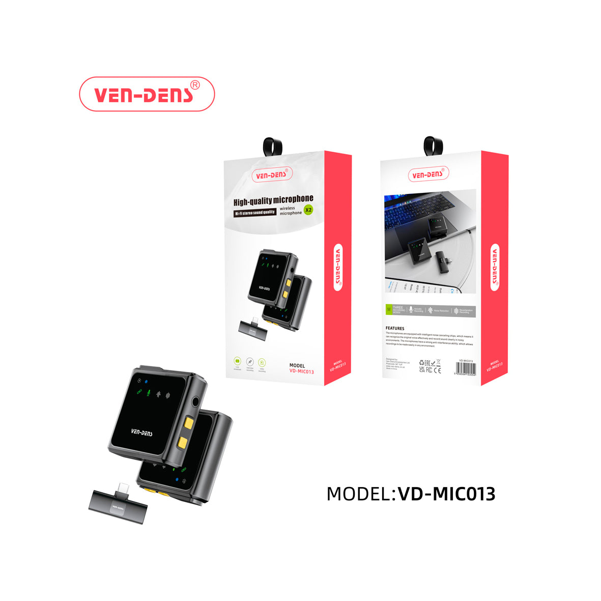 Ven-Dens - Lavalier Wireless MIC-013