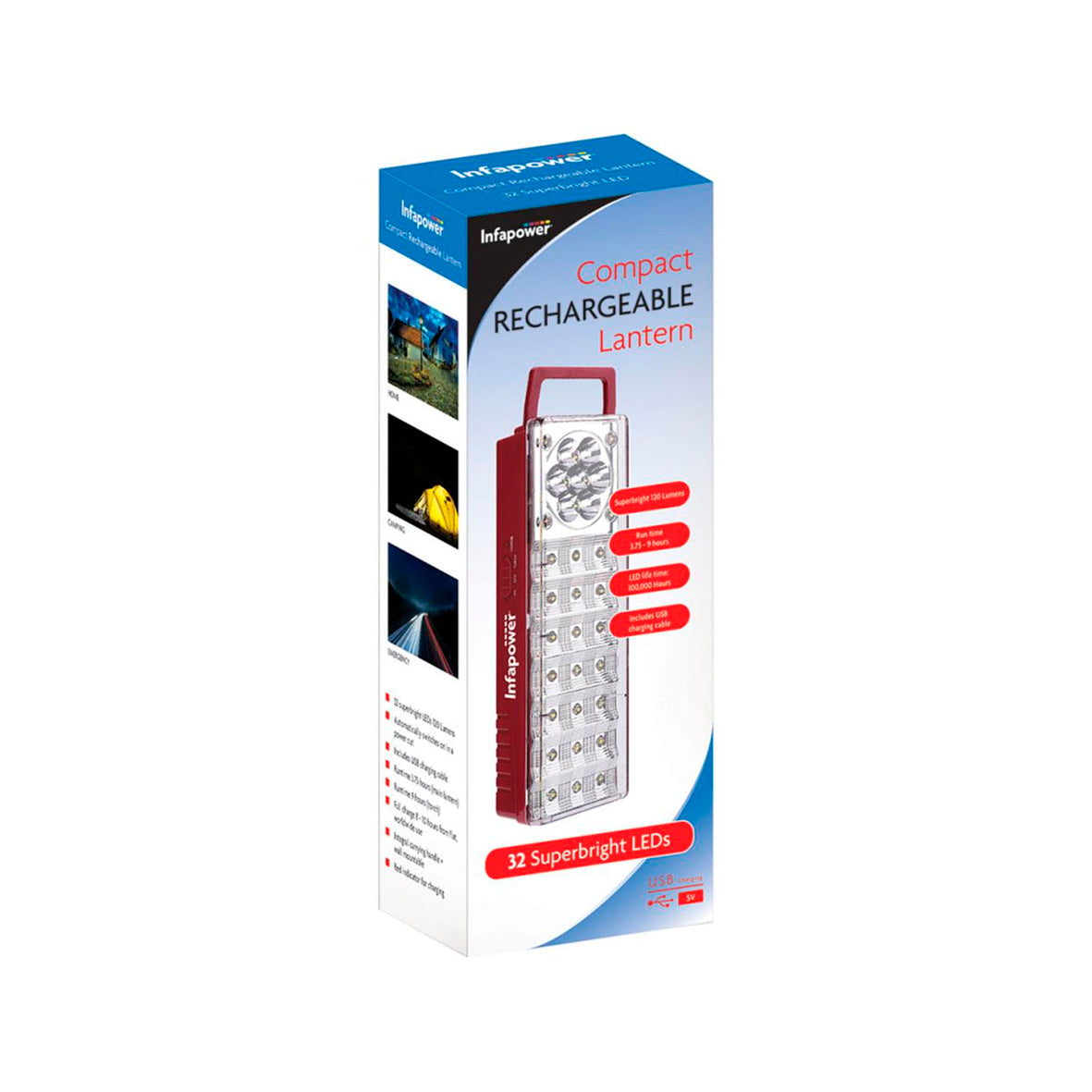Infrapower - Large Rechargeable Lantern