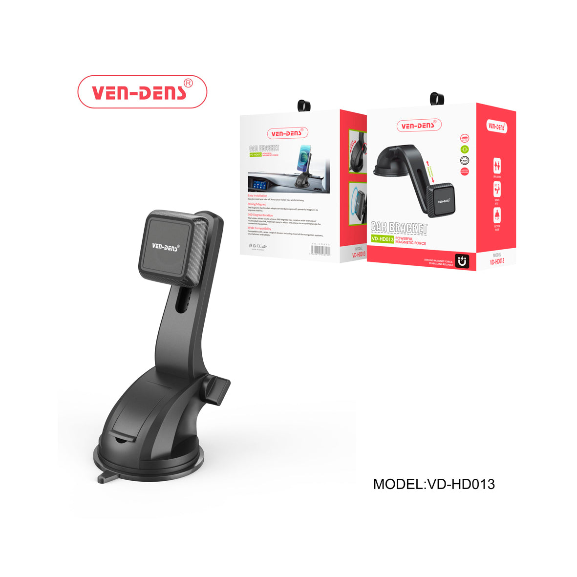 Ven-dens - Car Bracket Magnetic VD-HD013
