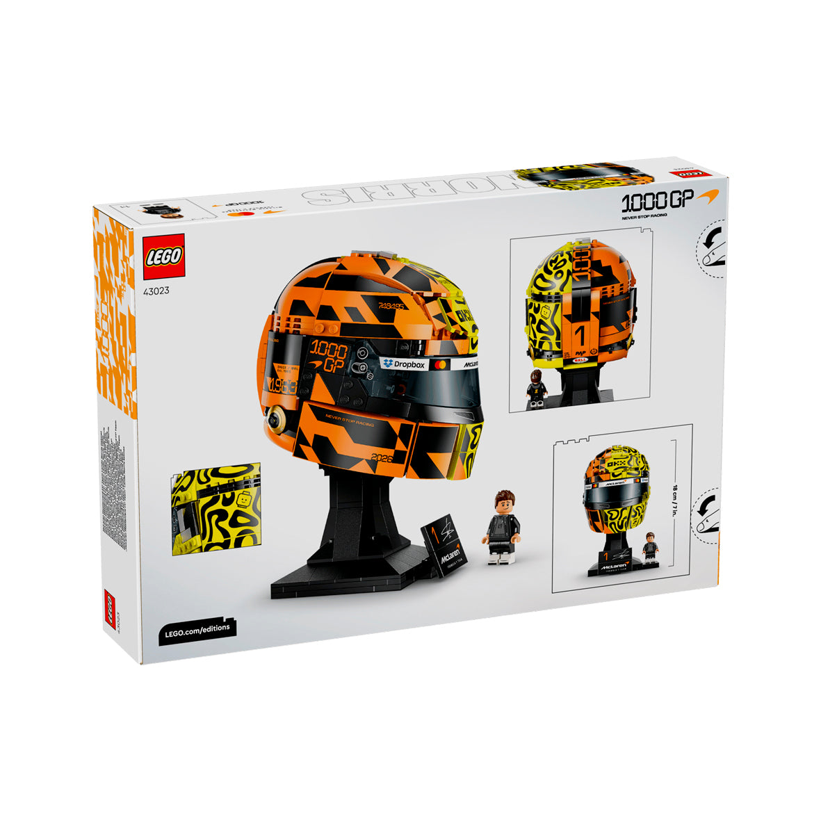 LEGO Editions - McLaren Mastercard F1 Team Lando Norris Helmet (43023)