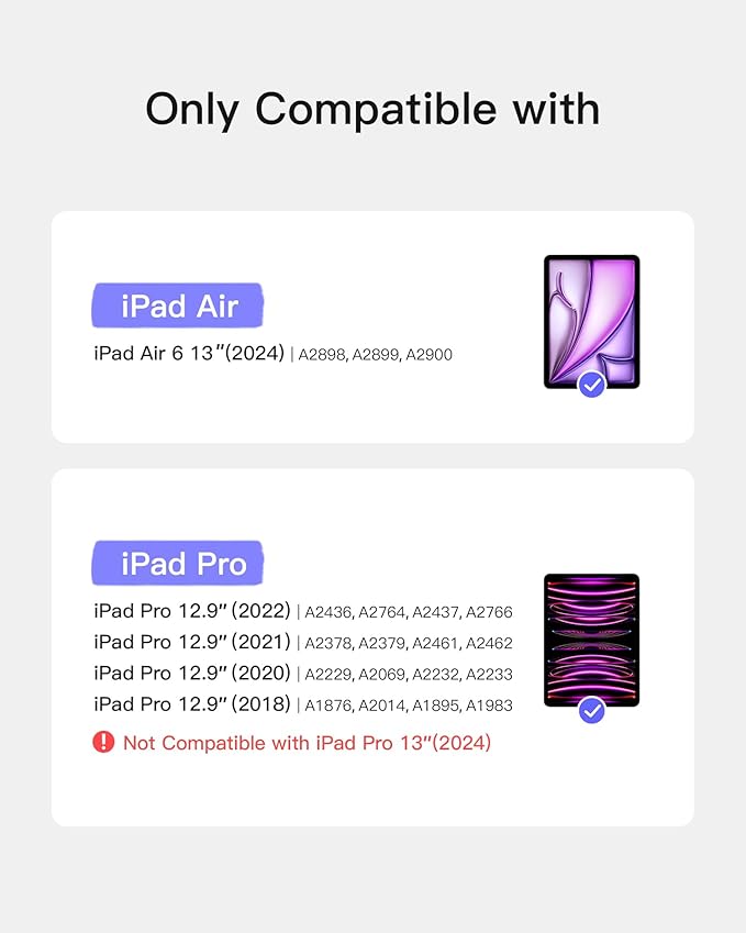 Inateck - Ipad Air 13 M3 Keyboard Case