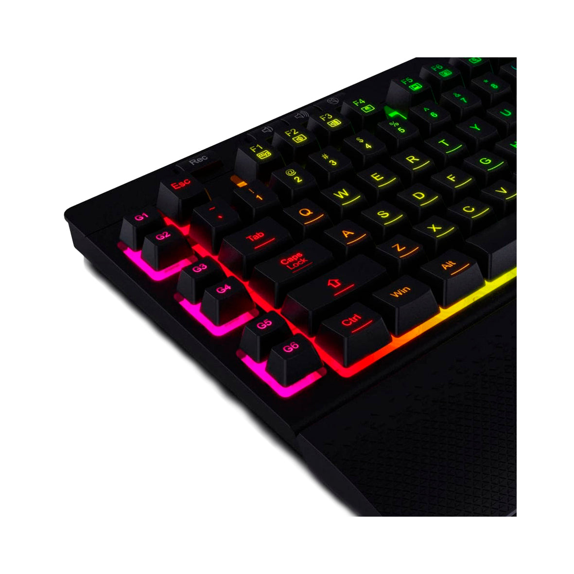 Redragon - K512 Shiva RGB Blacklit Membrace Gaming Keyboard