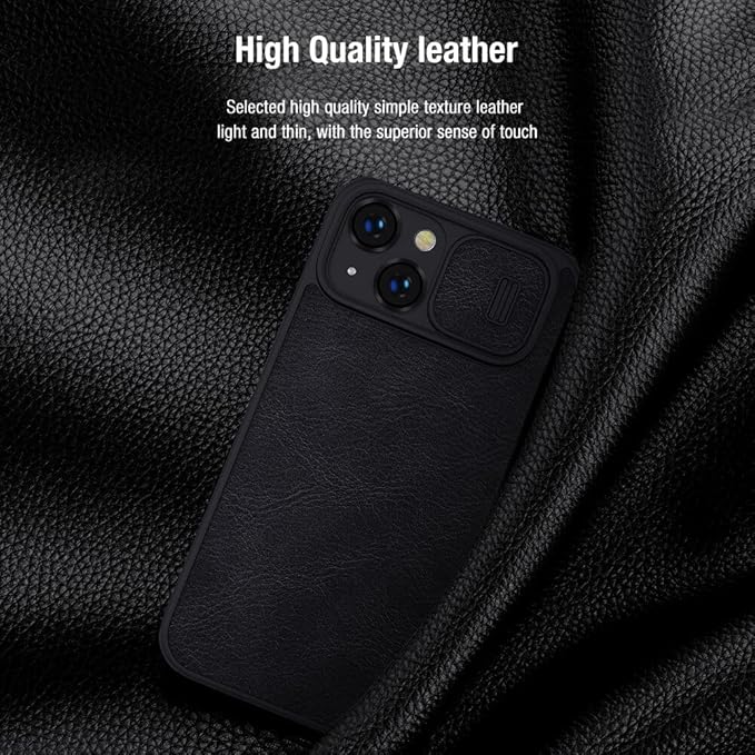 Nillkin - iPhone 14 QinPro Leather Case - Black