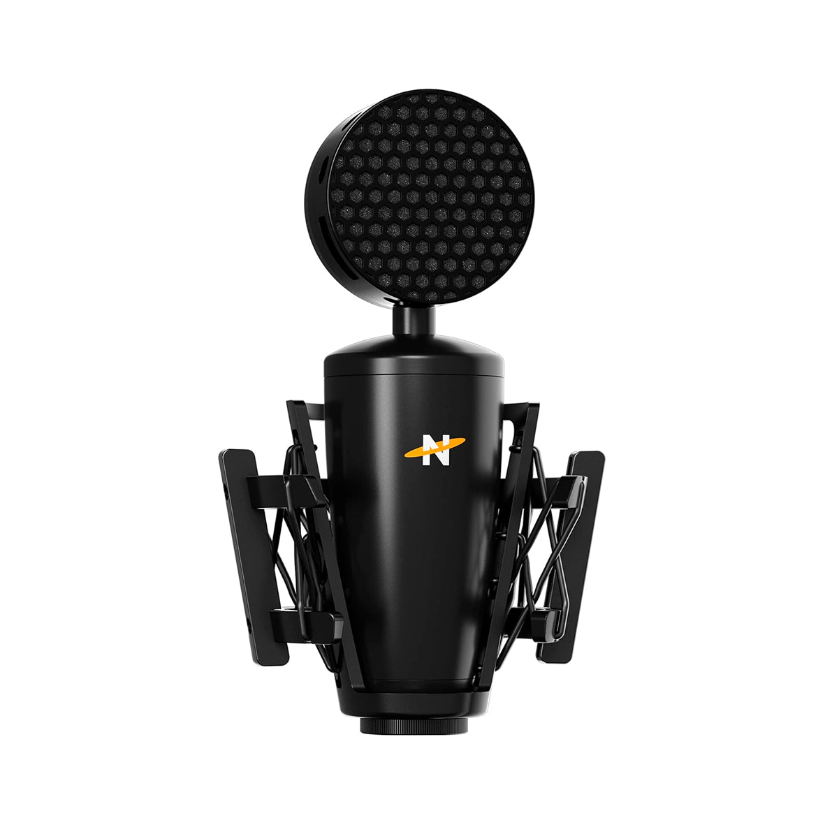 Neat - King Bee II Microp. Cardioid Cond. XLR mic recording + shock mount B - Black