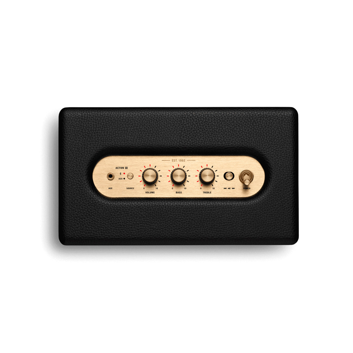 Marshall - Action III - Bluetooth Speaker - Black and Brass