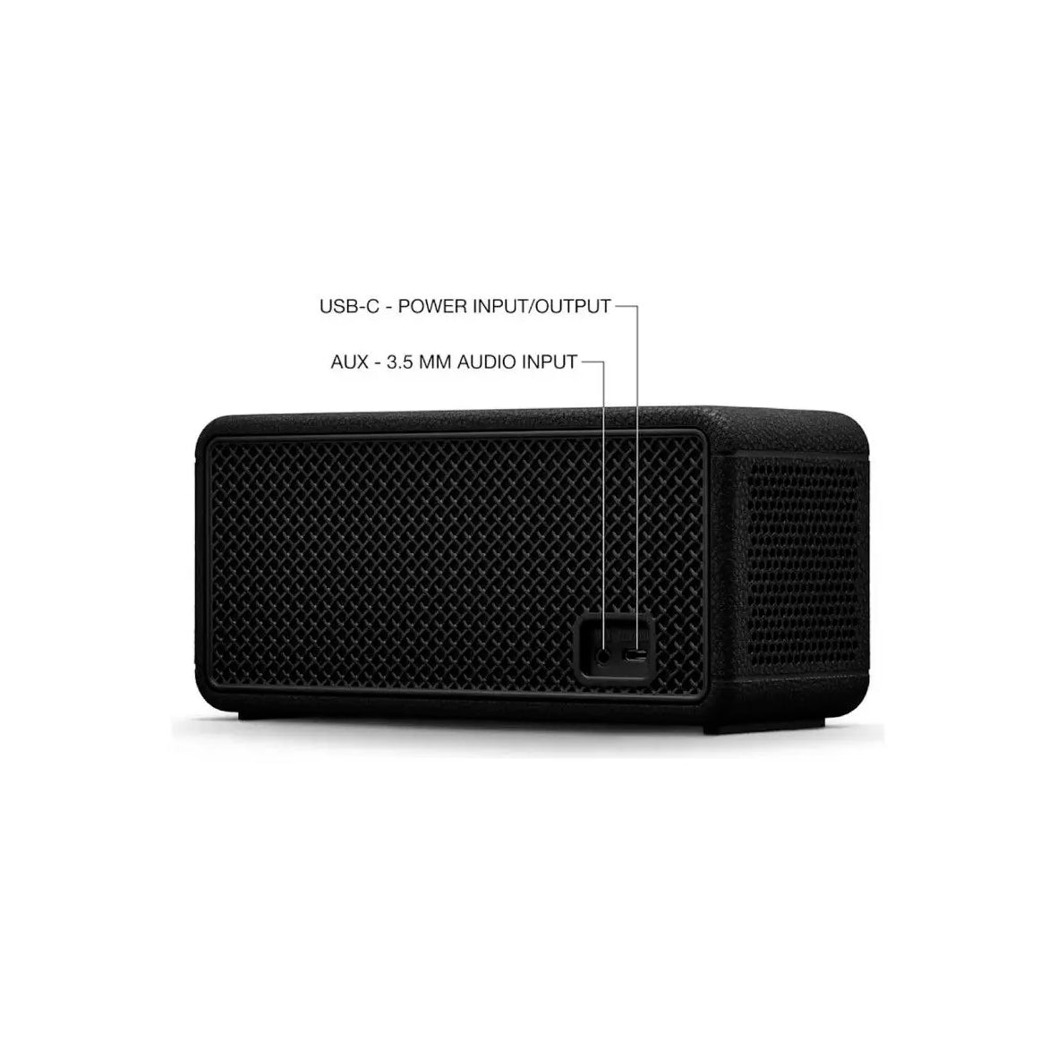 Marshall - Middleton II - Portable Bluetooth Speaker - Black and Brass