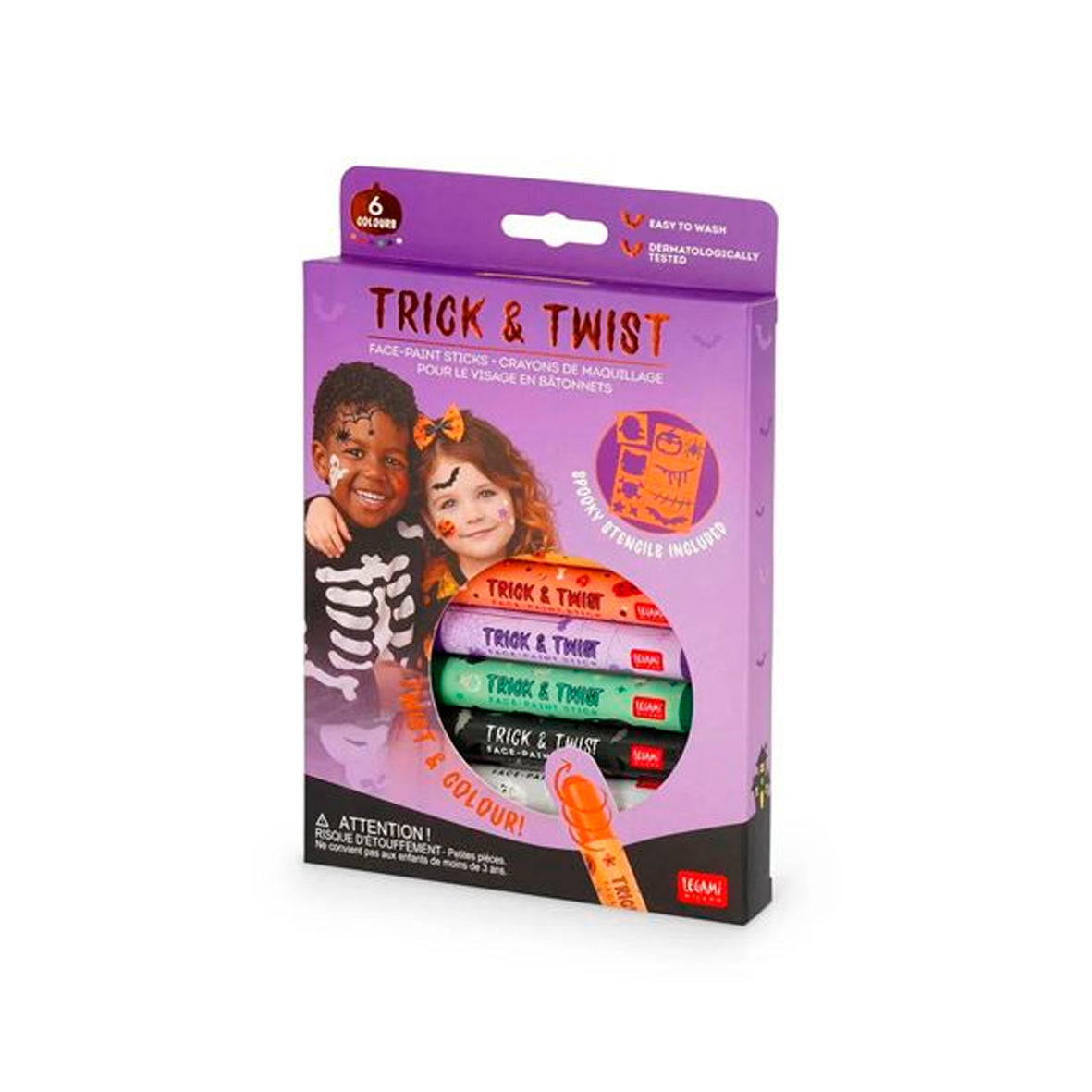 Legami Halloween Trick&Twist Face Paint Sticks