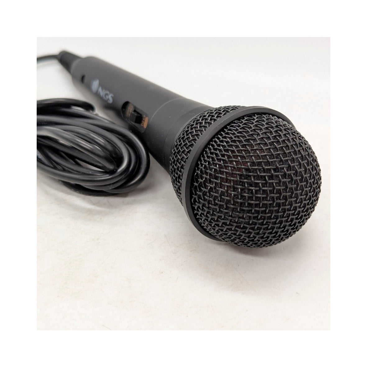 NGS - Singer Fire Wired Microphone for Karaoke - Black