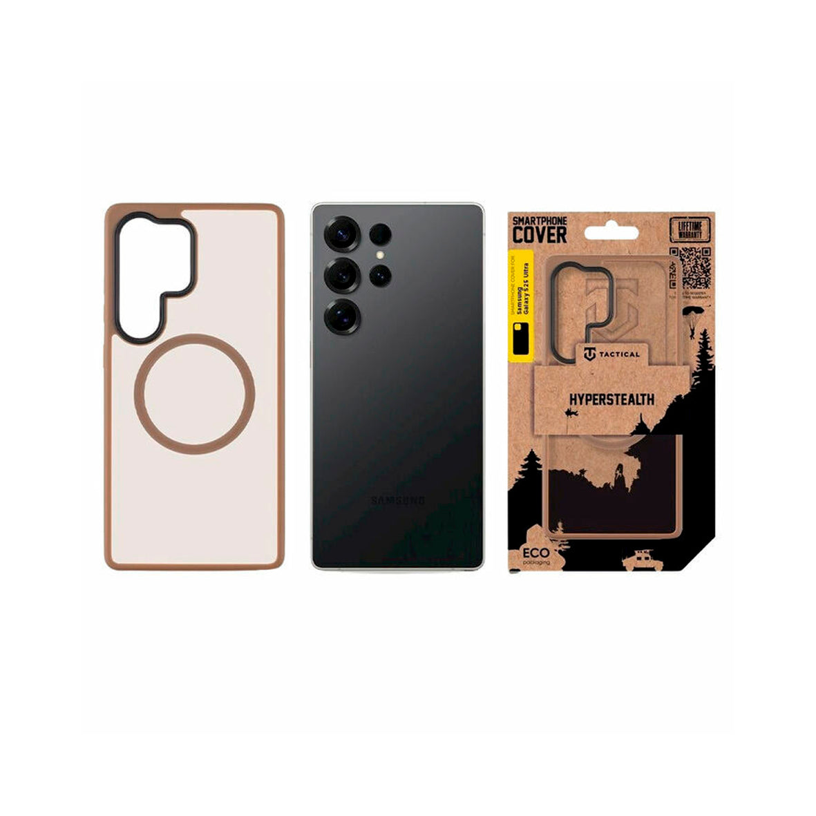 Tactical - Samsung S25 Ultra Magforce Hyperstealth Cover - Brown