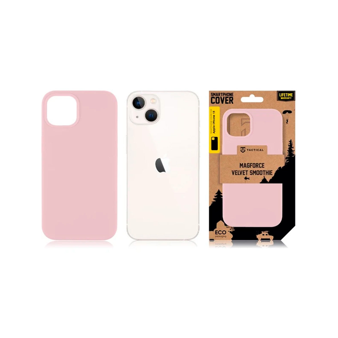 Tactical - iPhone 13 MagForce Velvet Smoothie Cover - Pink