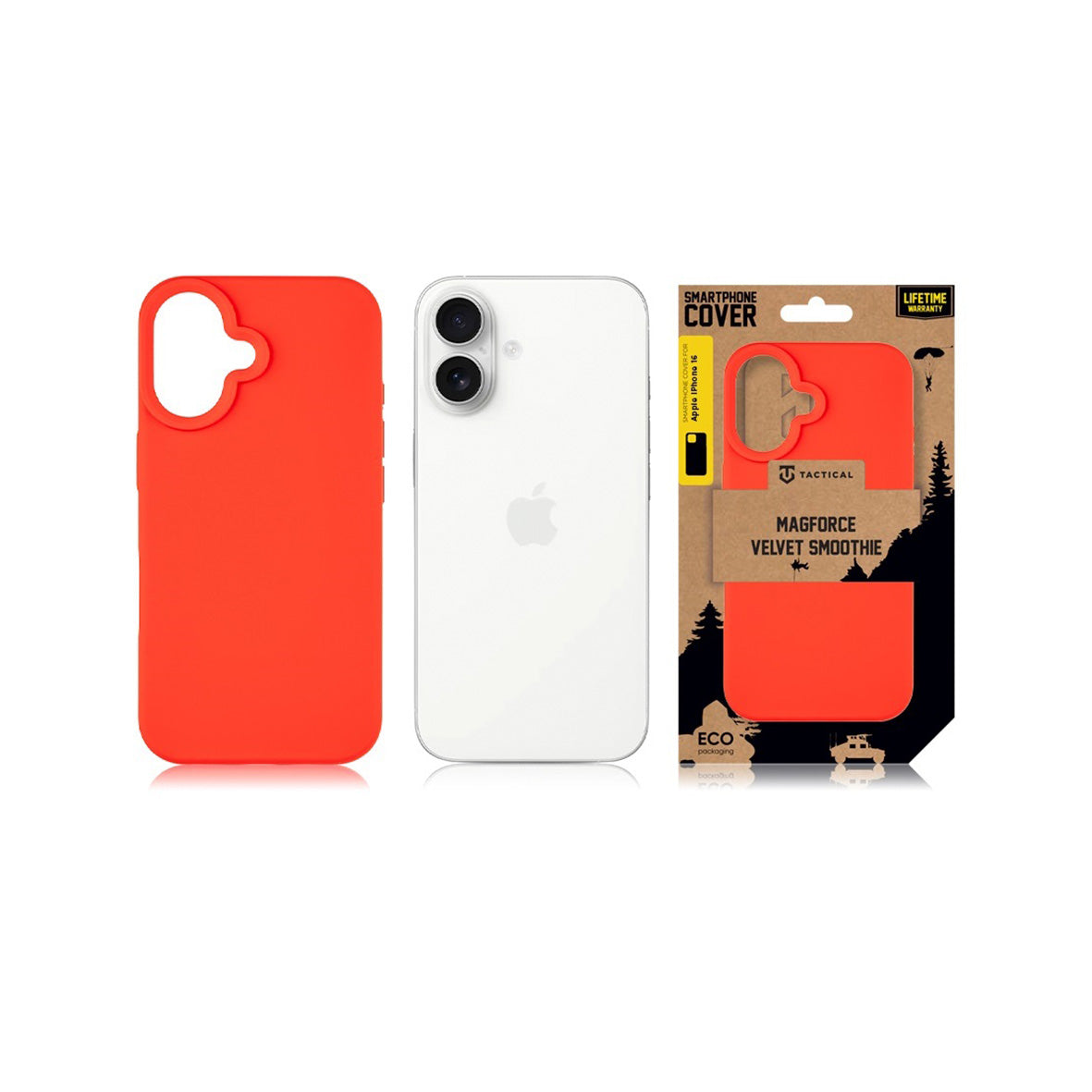 Tactical - iPhone 16 MagForce Velvet Smoothie Cover - Chilli