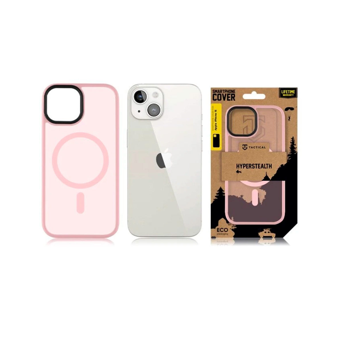 Tactical - iPhone 15 MagForce Hyperstealth Cover - Pink