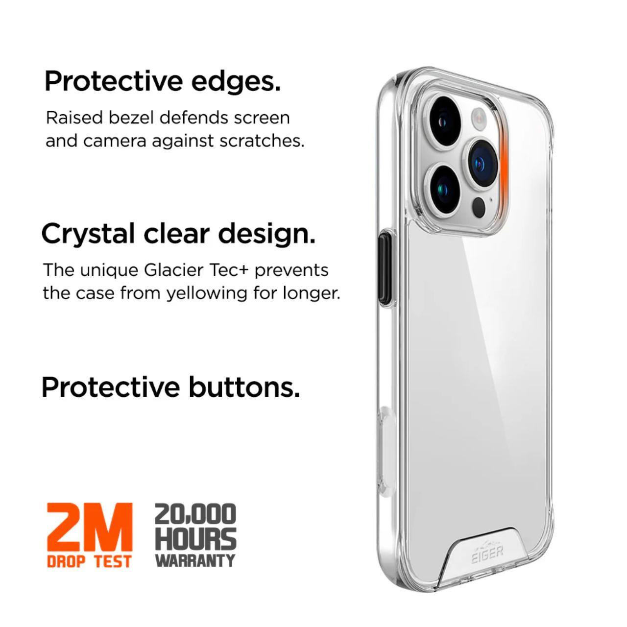 Eiger - iPhone 16 Pro Glacier Case - Clear