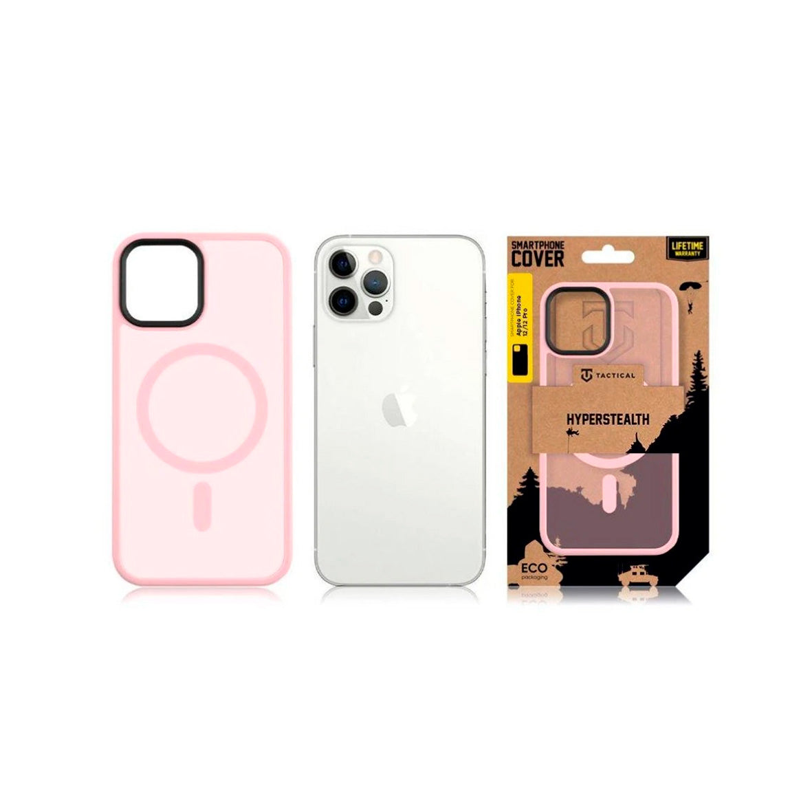Tactical - iPhone 12/12 Pro MagForce Hyperstealth Cover - Pink