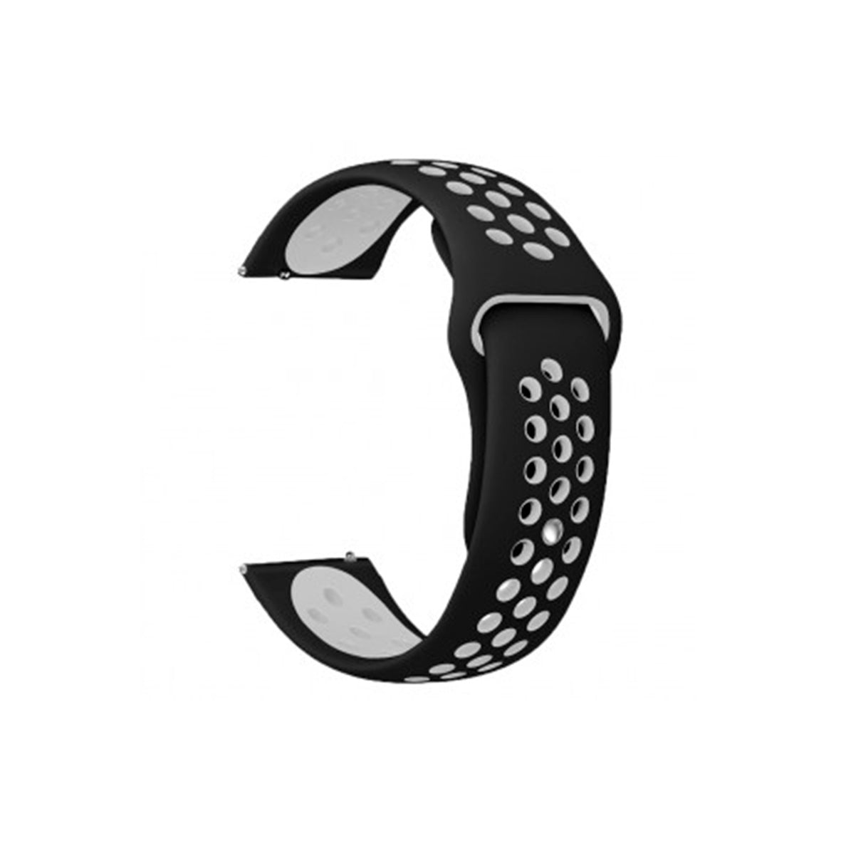 Tactical - Watch 20mm Black/White