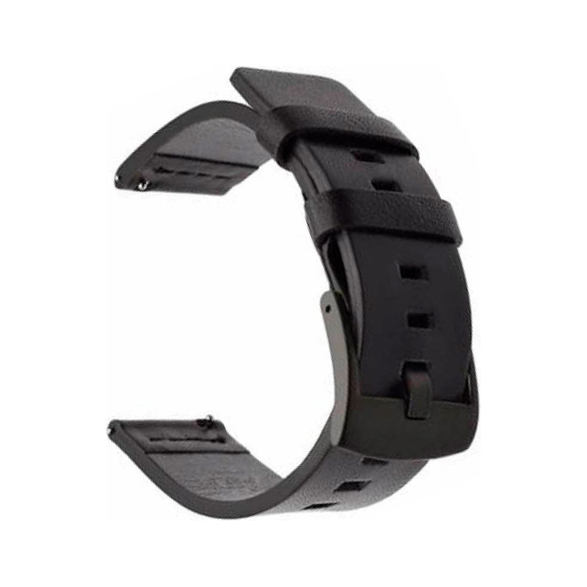 Tactical - Watch 22mm - Leather Band - Black