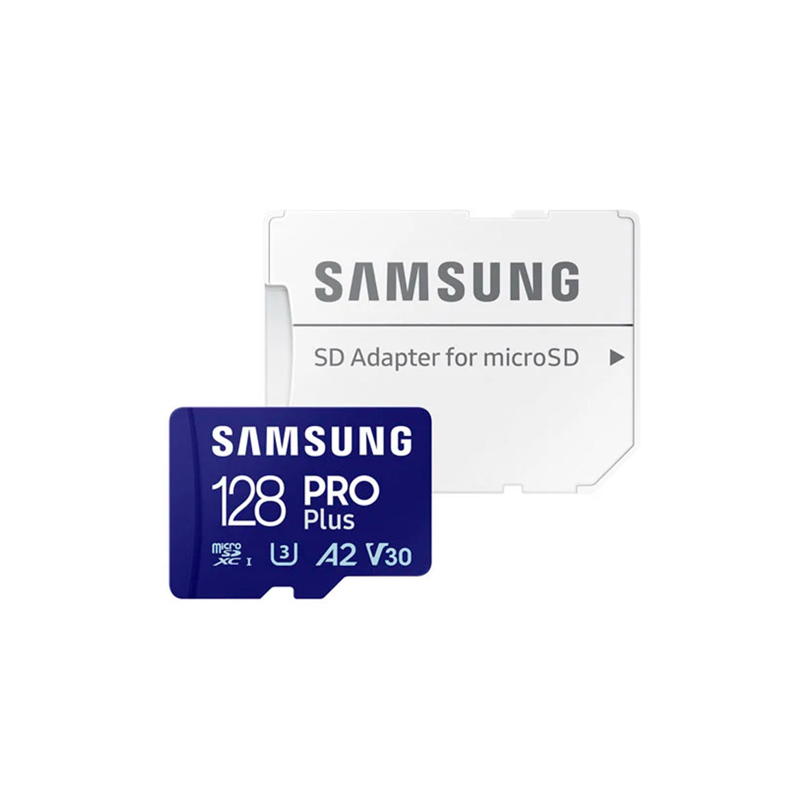 Samsung - Pro Plus 128GB 4K MicroSDXC Card UHS-I U3+Adapter