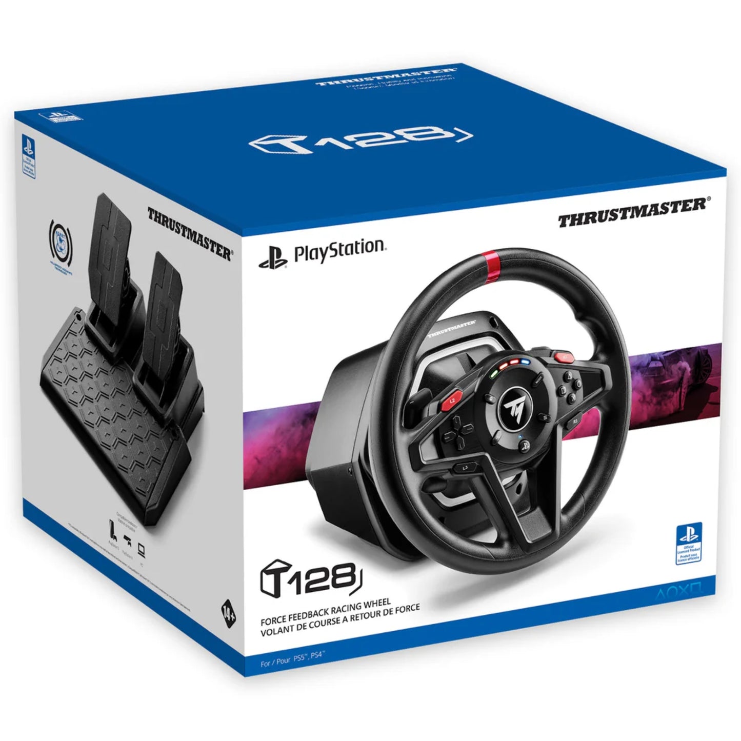 Thrustmaster - T128 Driving Wheel - PS5/PS4/PC
