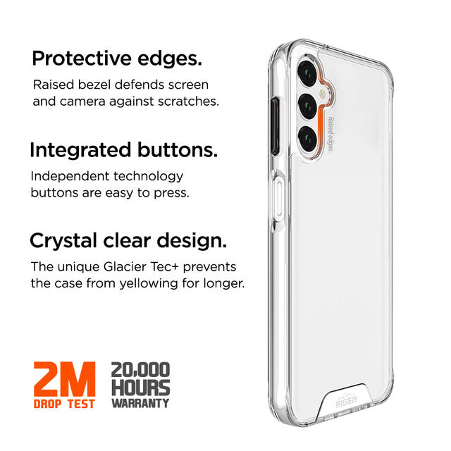 Eiger - Samsung Galaxy A14 4G/A14 5G Glacier Case - Clear
