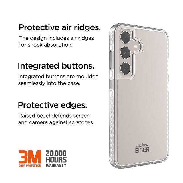 Eiger - Samsung Galaxy S24 Ice Grip Case - Clear