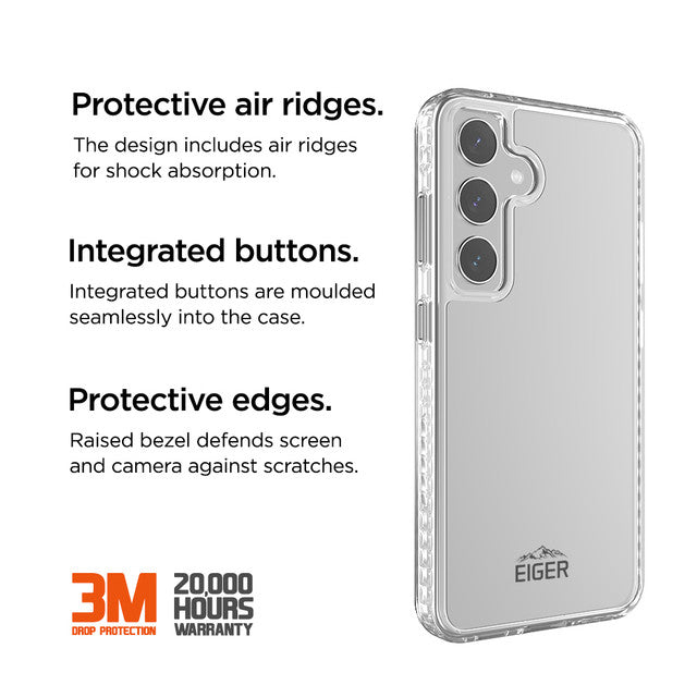 Eiger - Samsung Galaxy S24 FE Ice Grip Case - Clear