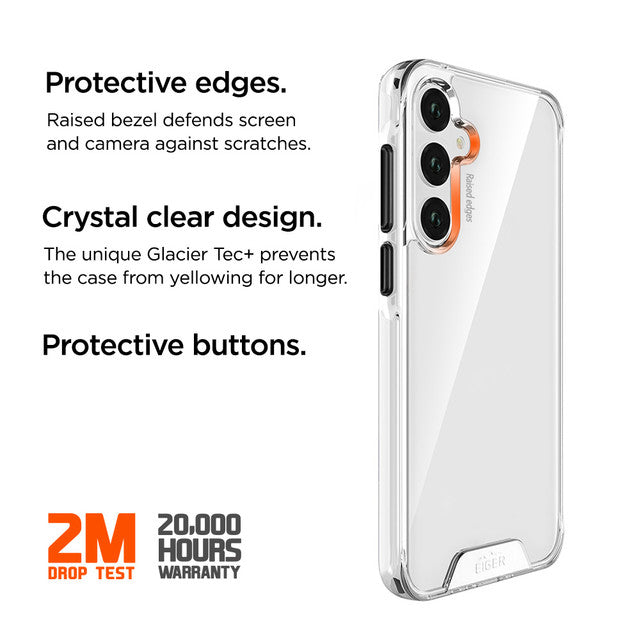 Eiger - Samsung Galaxy A37/A36/A56 Glacier Case - Clear