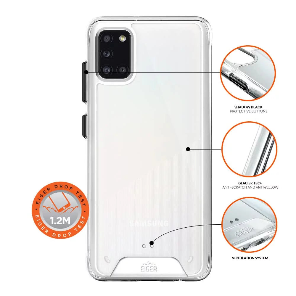 Eiger - Samsung Galaxy A31 Glacier Case - Clear