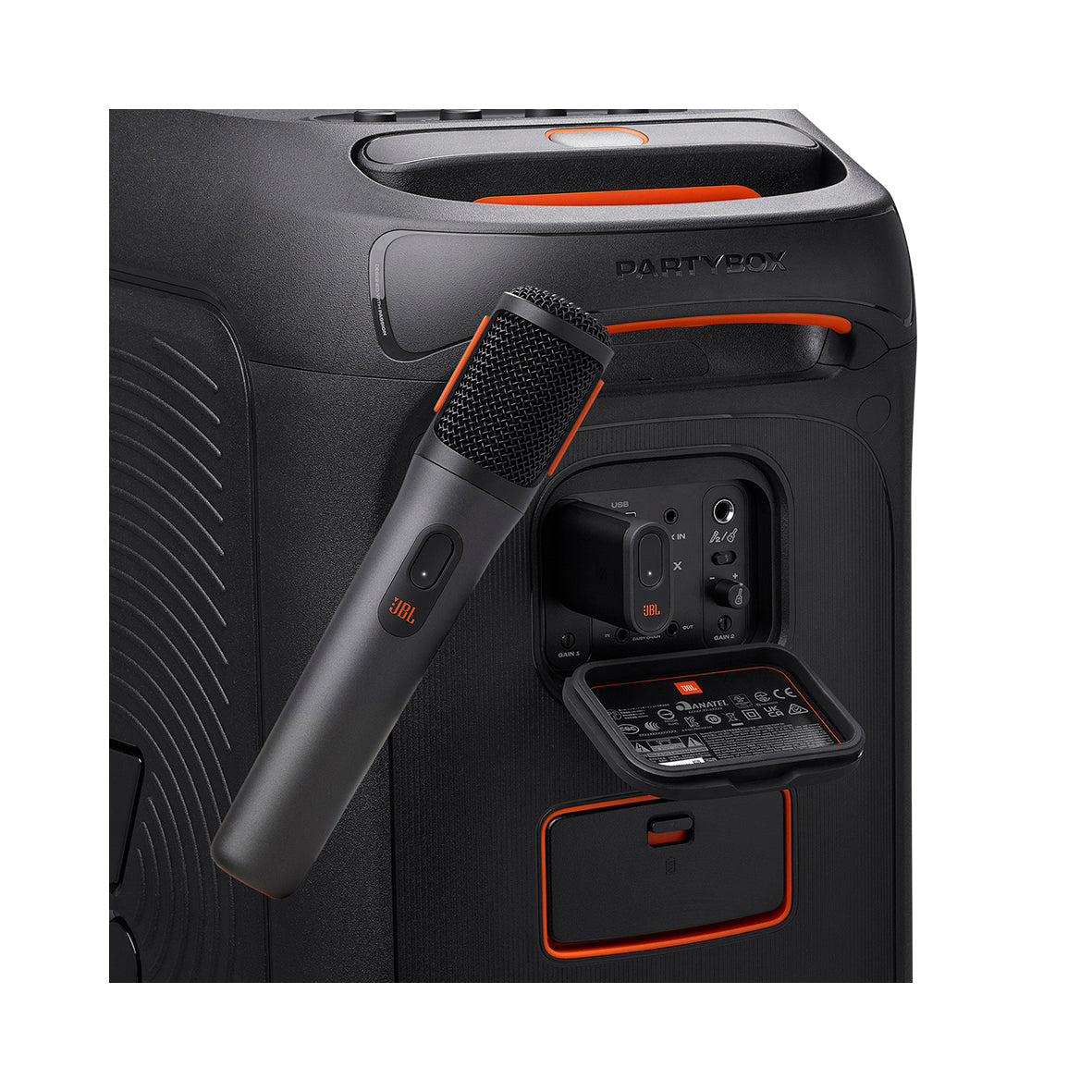 JBL - PartyBox Wireless Microphone Set - Black
