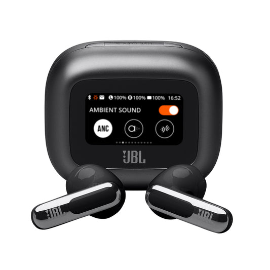 JBL - Live Flex 3 - Bluetooth Noise Cancelling Earphones - Silver