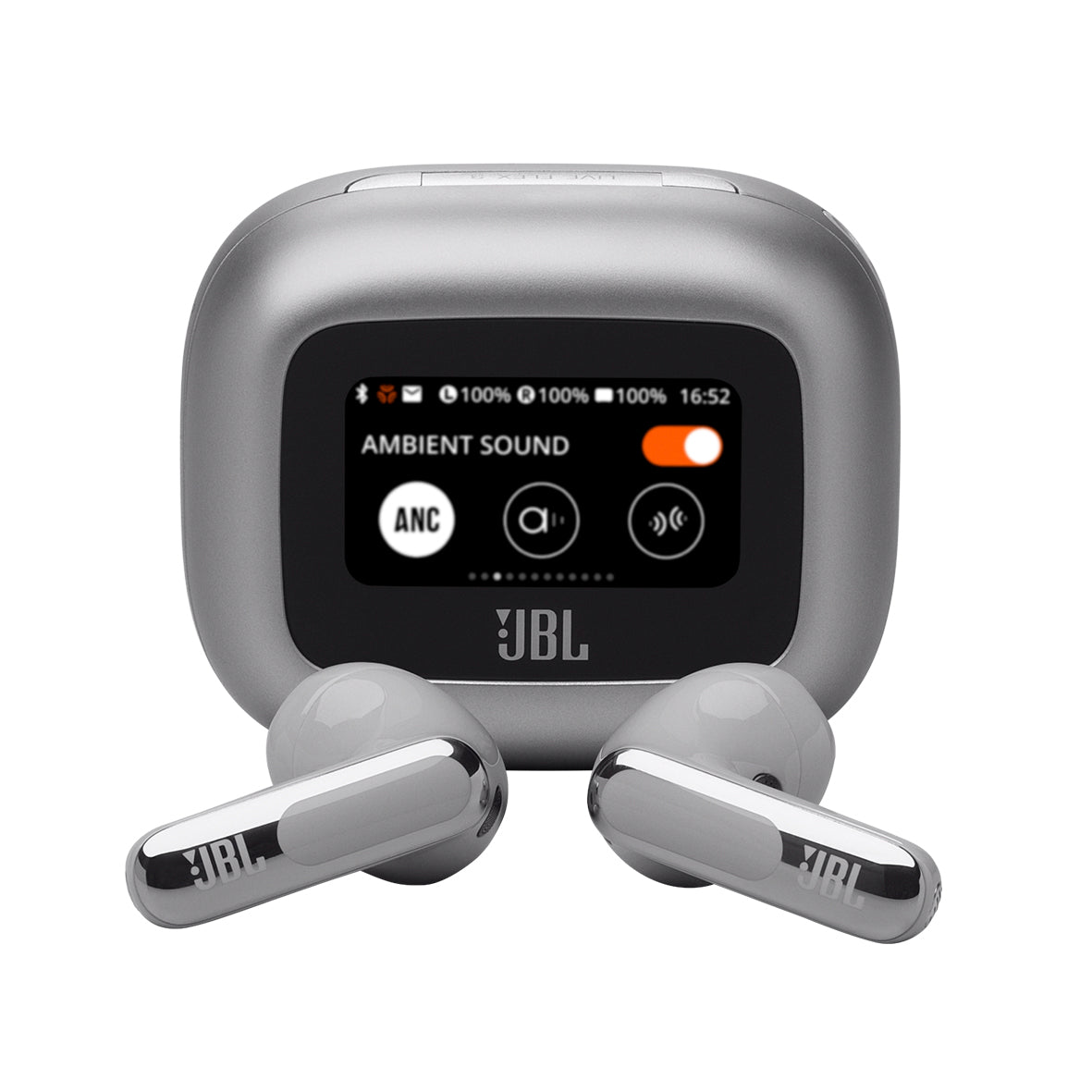 JBL - Live Flex 3 - Bluetooth Noise Cancelling Earphones - Silver