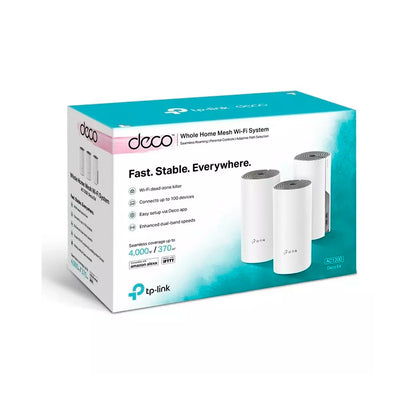 Tp-Link Deco E4 3-Pack AC1200 Whole Home Mesh Wi-Fi System