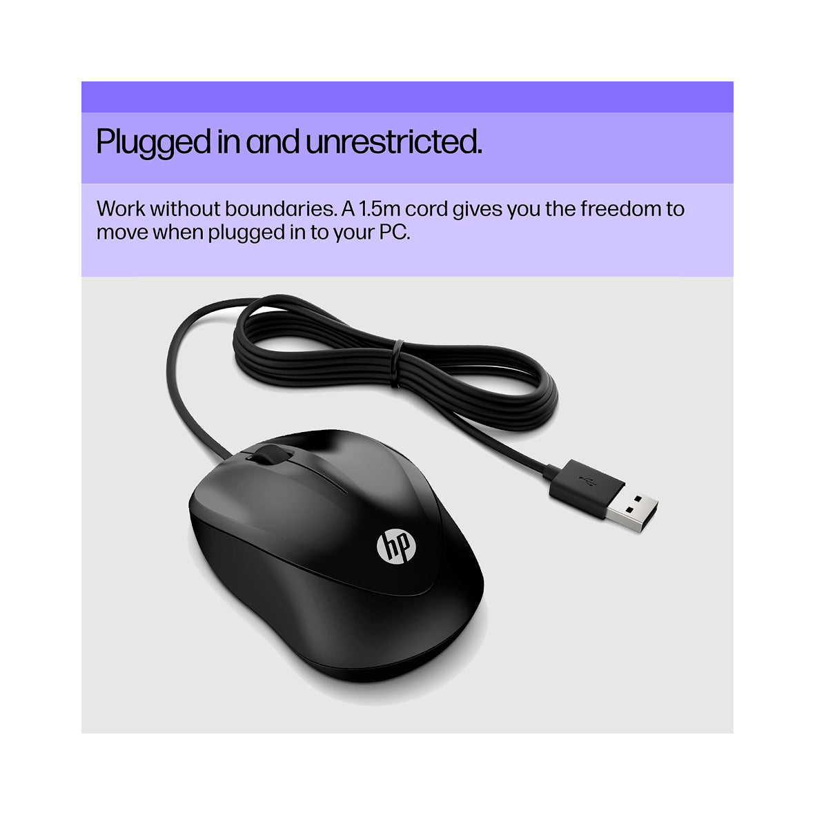 HP - Wired Mouse 1000