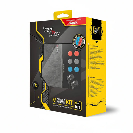 Steelplay - 11 in 1 Carry and Protect Kit - Nintendo Switch