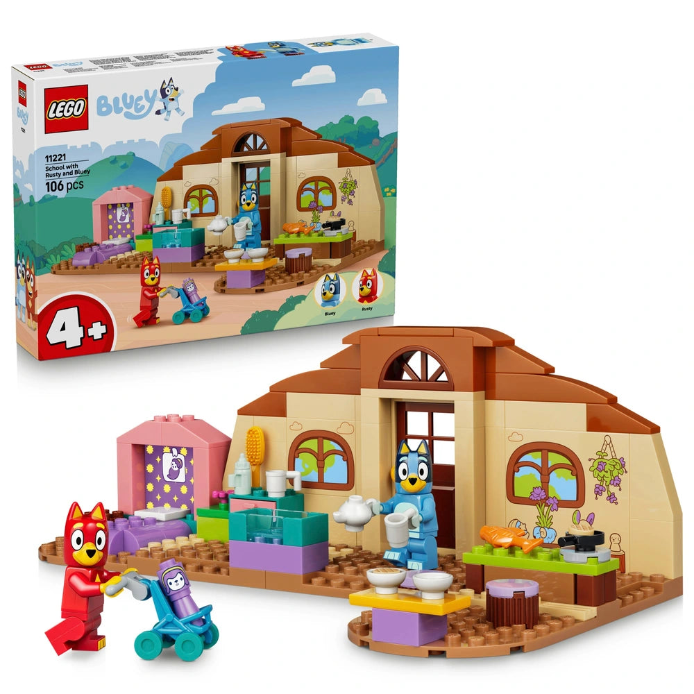 LEGO Bluey - School With Rusty And Bluey (11221)