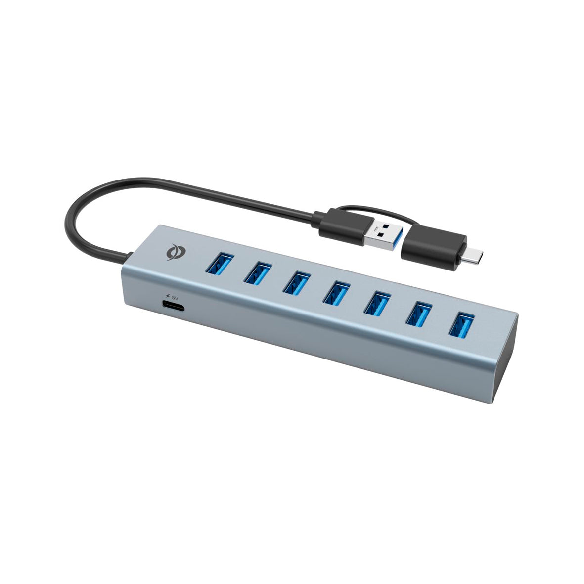 Conceptronic - Docking Hub 7 In 1 Aluminium USB 3.0