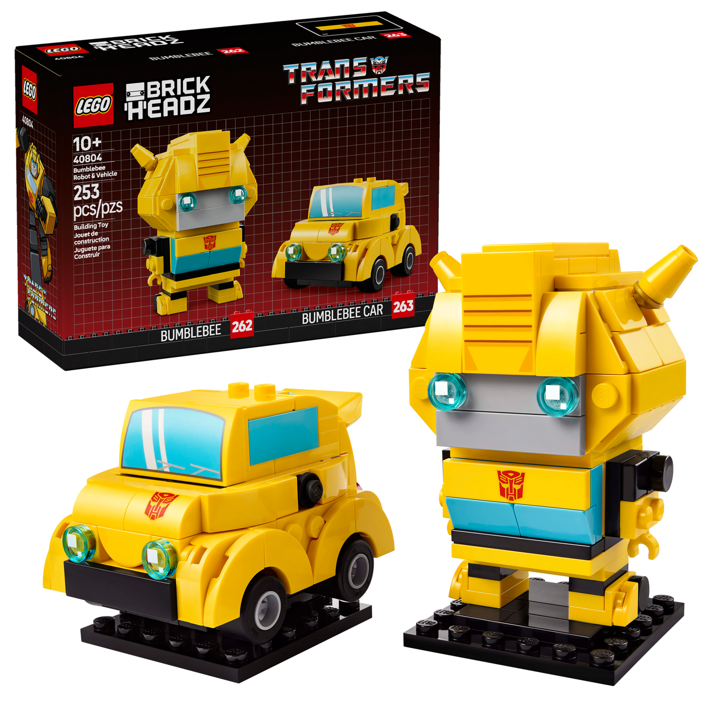 LEGO Brickheadz - Bumblebee Robot & Vehicle (40804)