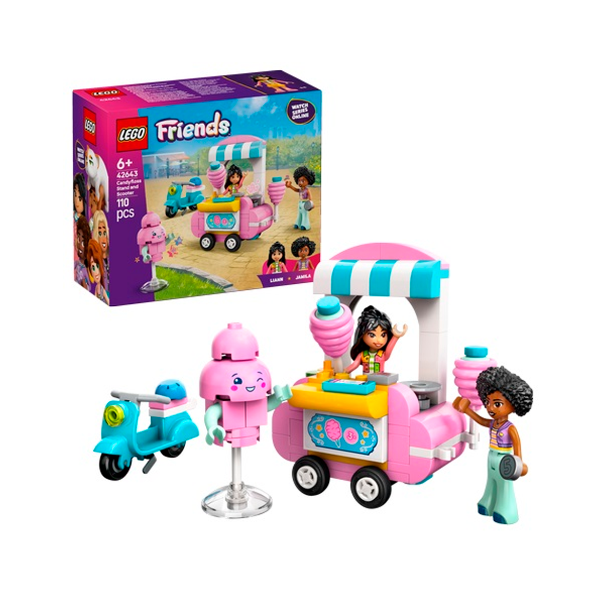 LEGO Friends - Cotton Candy Stand and Scooter (42643)