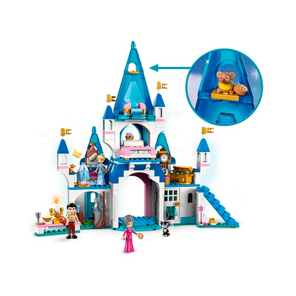 LEGO Disney - Cinderella and Prince Charming's Castle (43206)
