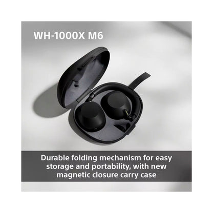 Sony - WH1000XM6 - Over-Ear Wireless Headphones - Midnight Blue