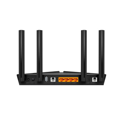 Tp-Link - Dual-Band Wi-Fi 6 VDSL/ADSL Modem Router ARCHER VX1800V - Black