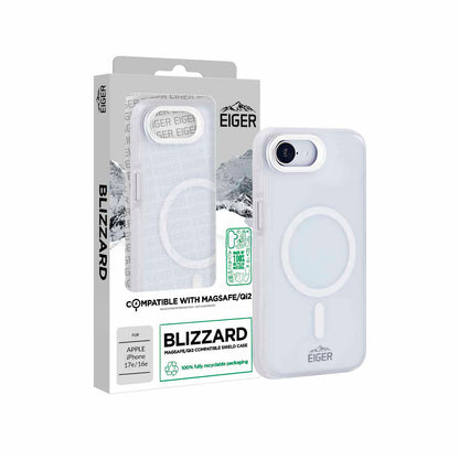 Eiger - iPhone 16e Blizzard Magsafe Case GRS - White