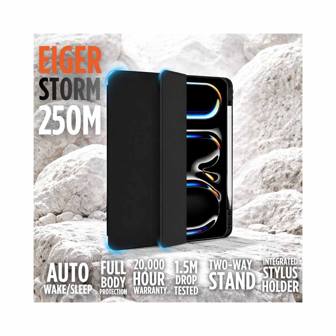 Eiger - Samsung S10 FE+ Storm 250m Case - Black