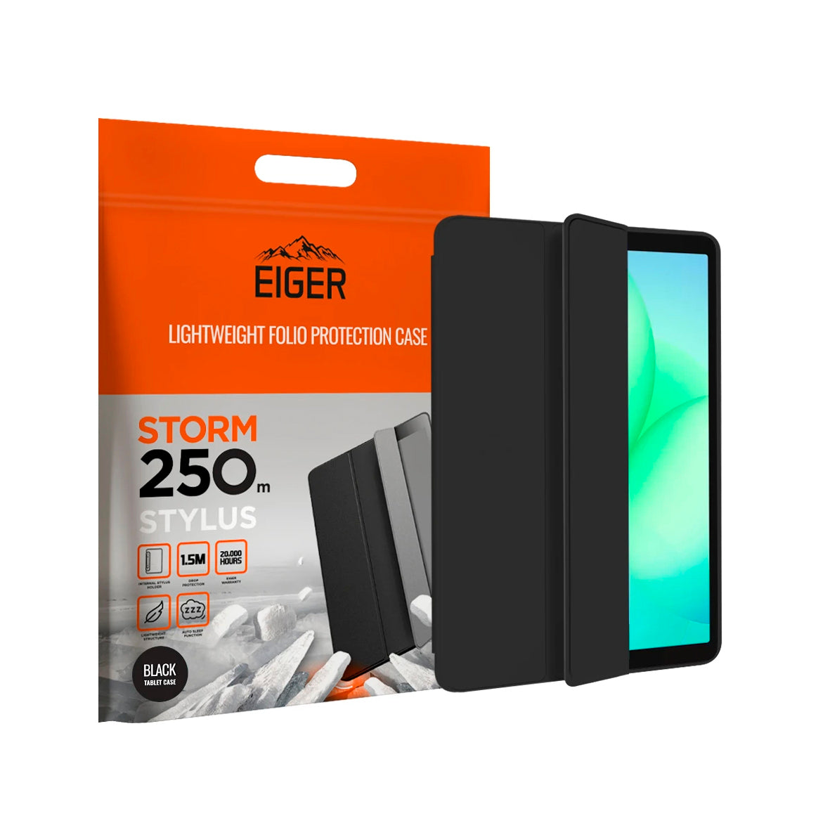 Eiger - Samsung Tab A11+ Storm 250m Stylus - Black