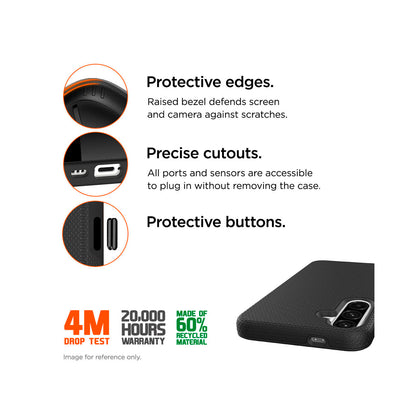 Eiger - Samsung Galaxy A57 North Case GRS - Black