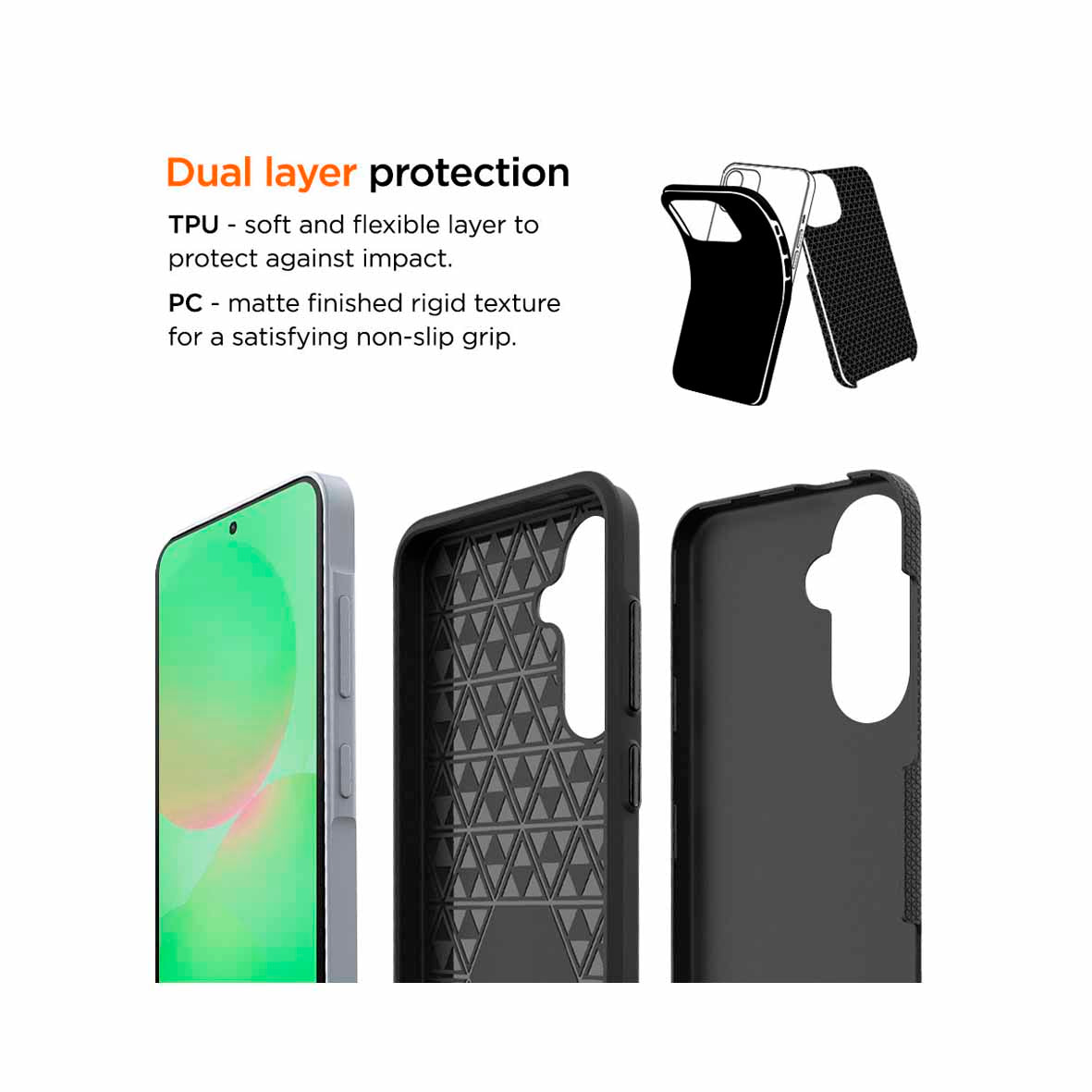 Eiger - Samsung Galaxy A57 North Case GRS - Black