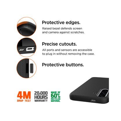 Eiger - Samsung A27 North GRS Case - Black