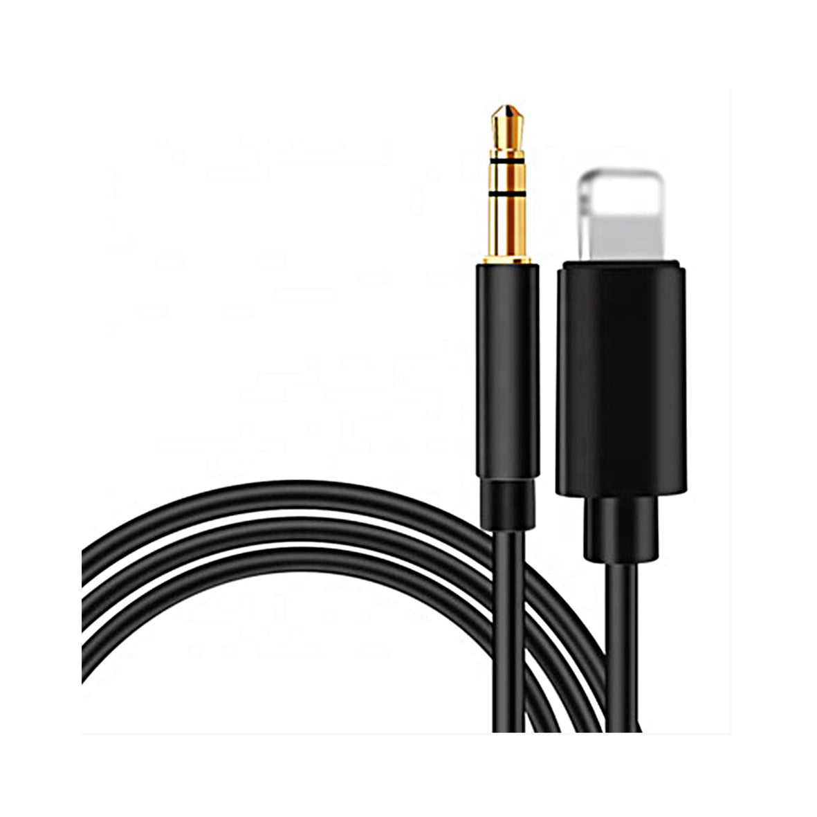 ANG - e109 3.5MM Aux to Lightning 1M - Black