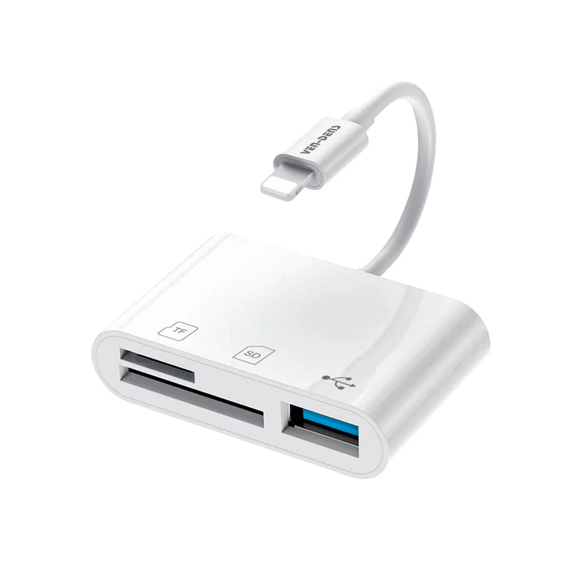 Ven-Dens - 3 In 1 Card Reader Adapter