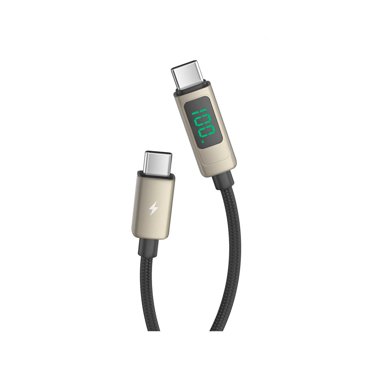 Ven-Dens - Charging and Data Transfer Cable with LCD - USB-C to USB-C 1.5m