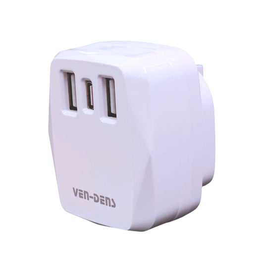 Ven-Dens - PD Plug 2x USB & Type C